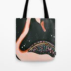 Night Swan Tote Bag Gallery Image 1