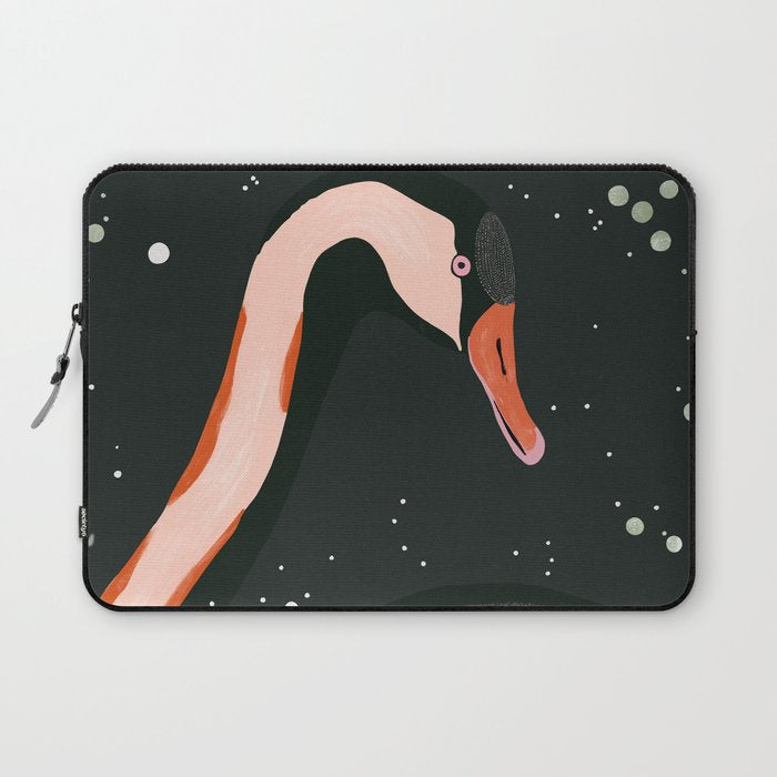Night Swan Laptop Sleeve Gallery Image 1