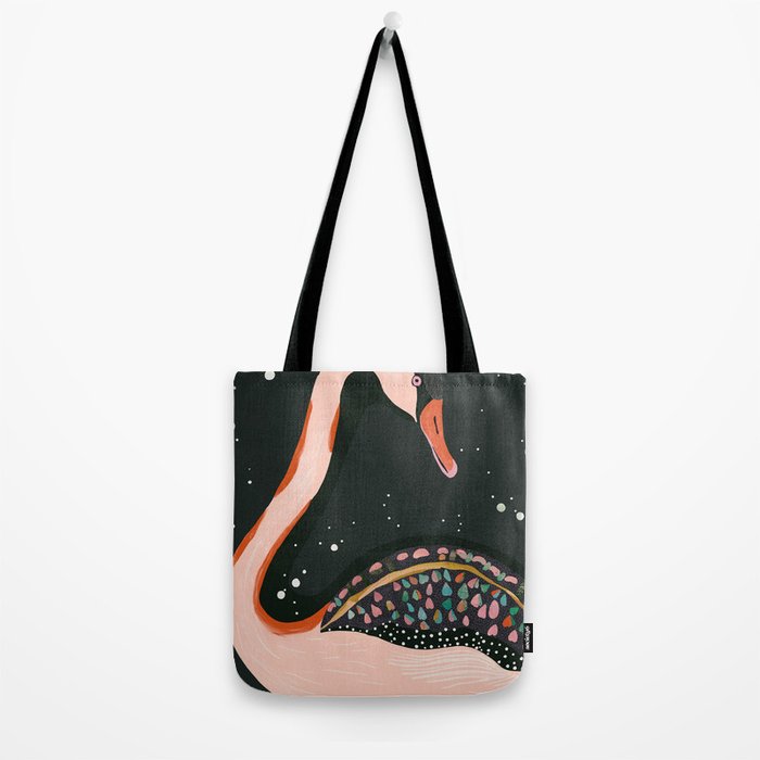 Night Swan Tote Bag Gallery Image 2
