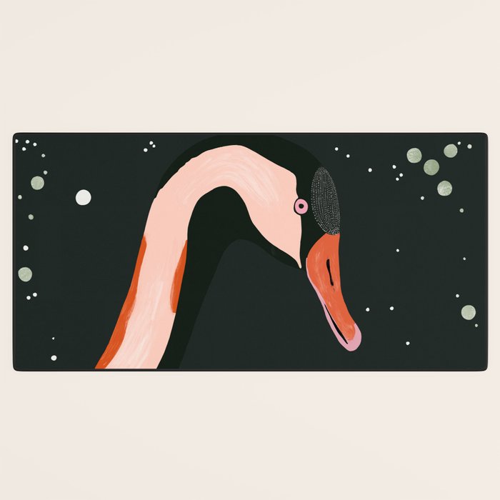 Night Swan Desk Mat Gallery Image 3