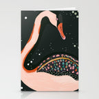 Night Swan Stationery Card Gallery Image 2