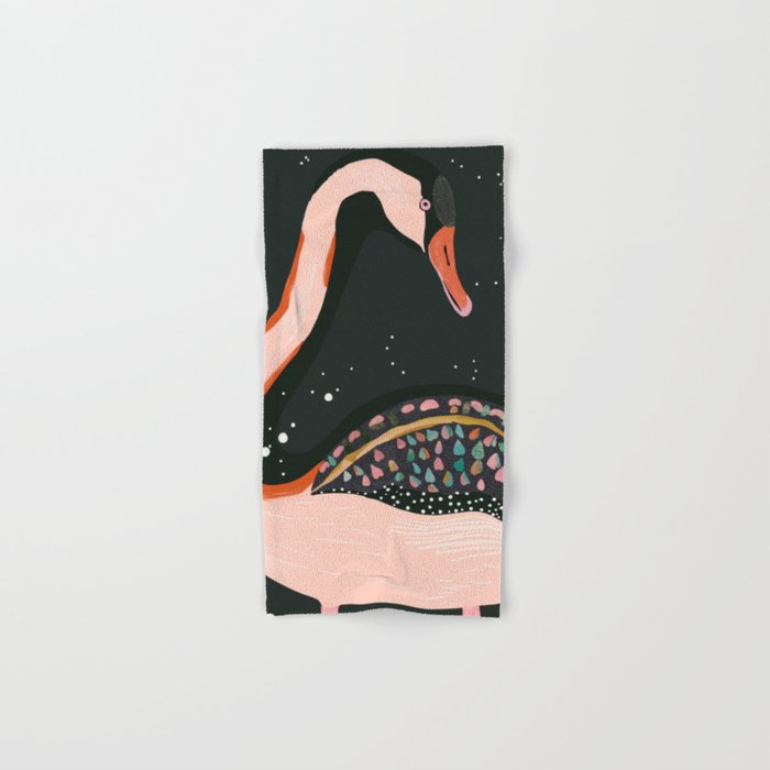 Night Swan Bath Towel Gallery Image 1