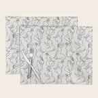 HERA LIGHT LINEN Placemat Gallery Image 1