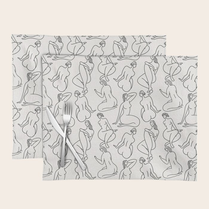 HERA LIGHT LINEN Placemat Gallery Image 1