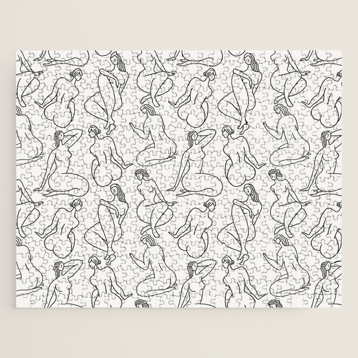 HERA LIGHT LINEN Jigsaw Puzzle Gallery Image 1