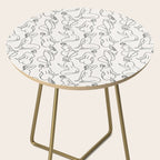 HERA LIGHT LINEN Side Table Gallery Image 2