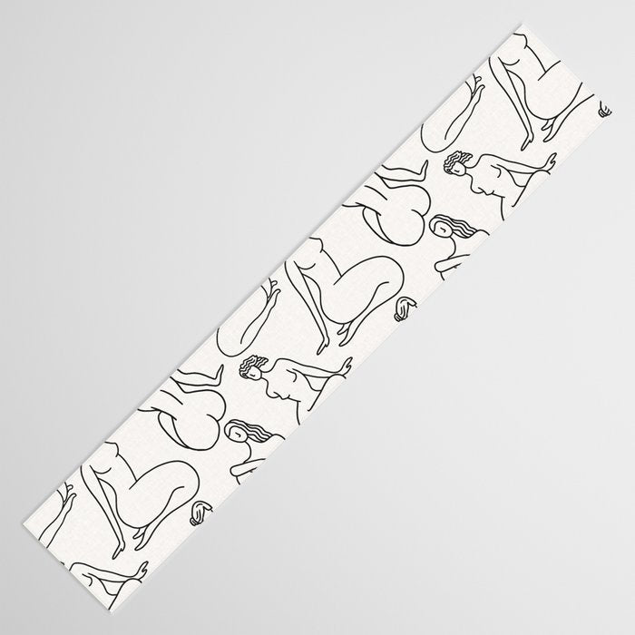 HERA LIGHT LINEN Table Runner Gallery Image 3