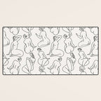 HERA LIGHT LINEN Desk Mat Gallery Image 3