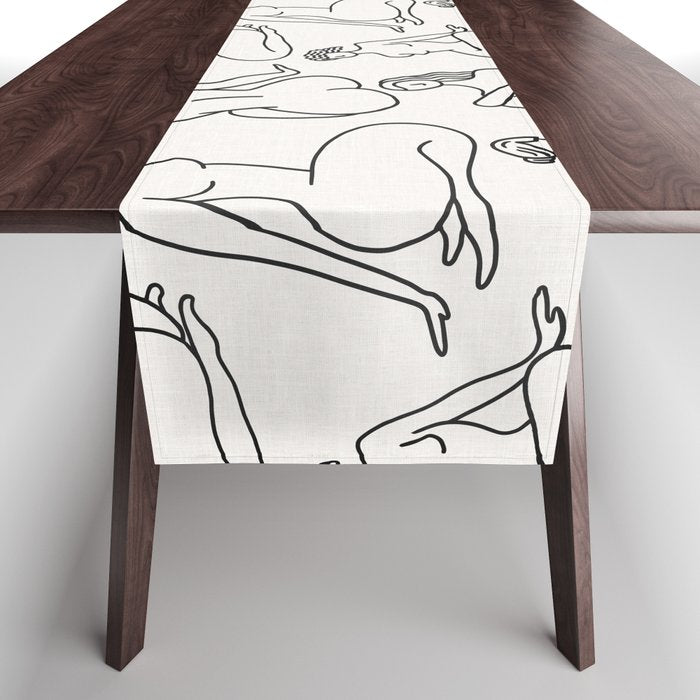 HERA LIGHT LINEN Table Runner Gallery Image 1