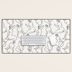 HERA LIGHT LINEN Desk Mat Gallery Image 1