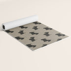 Scottish Terrier | Black Scottie Dog Silhouette Yoga Mat Gallery Image 2