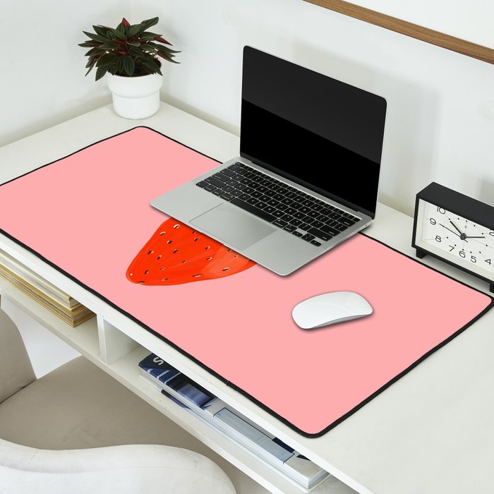 Sweet strawberry Desk Mat Gallery Image 2