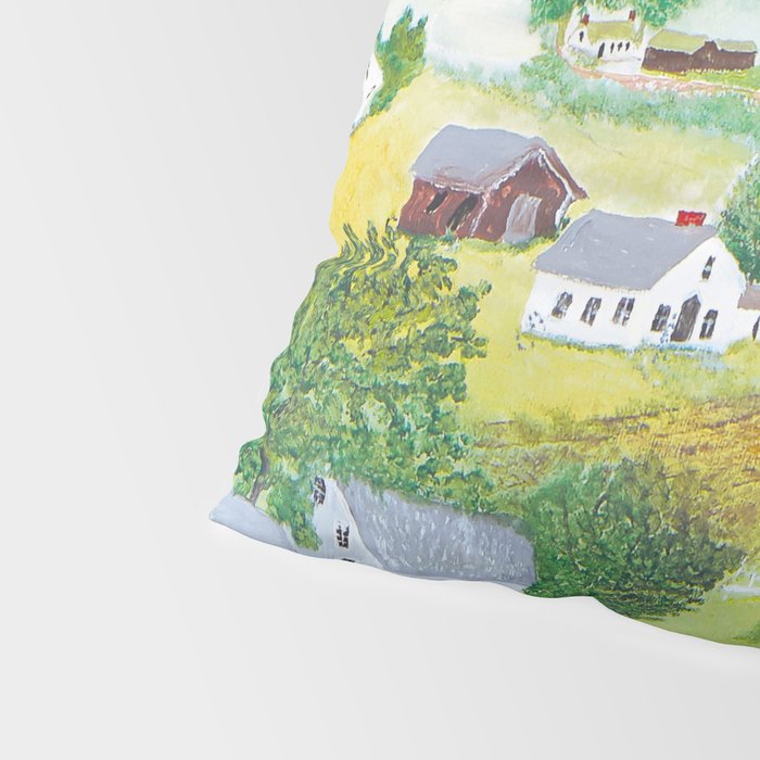 Anna Mary Robertson 'Grandma' Moses Mountains American Folk Art Pillow Sham Gallery Image 4