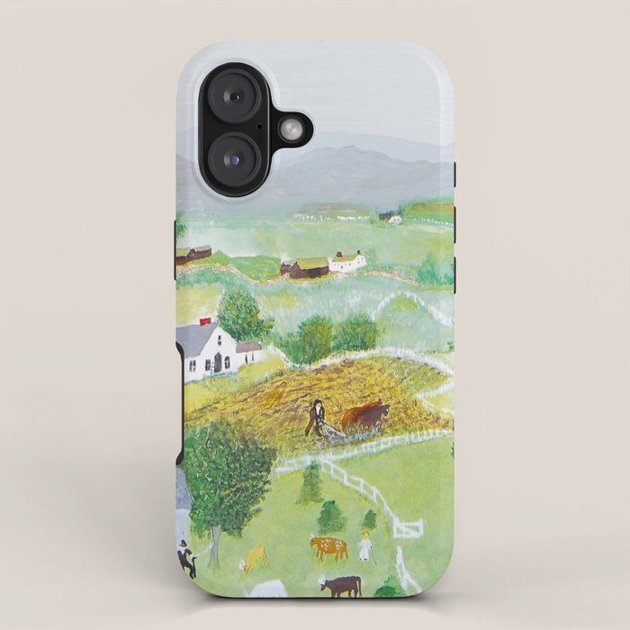 Anna Mary Robertson 'Grandma' Moses Mountains American Folk Art iPhone Case Gallery Image 1