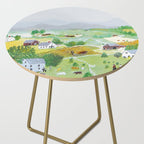 Anna Mary Robertson 'Grandma' Moses Mountains American Folk Art Side Table Gallery Image 2