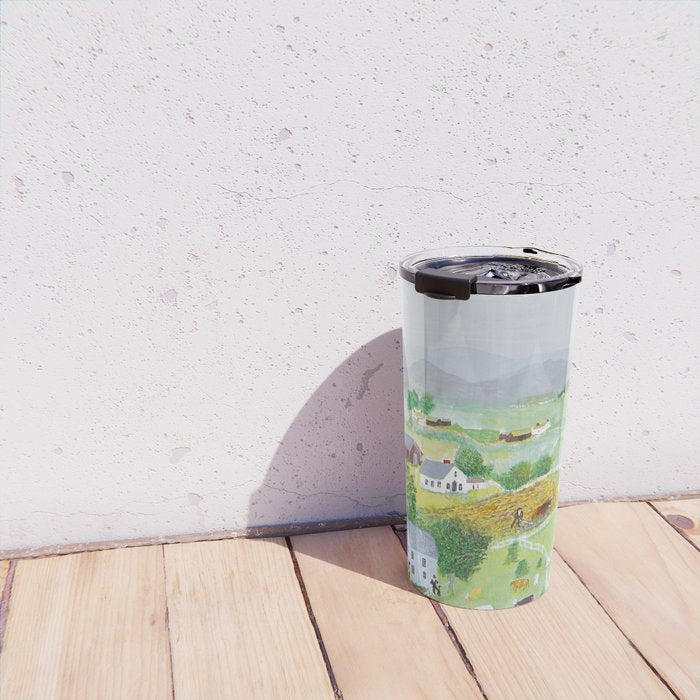 Anna Mary Robertson 'Grandma' Moses Mountains American Folk Art Travel Mug Gallery Image 4