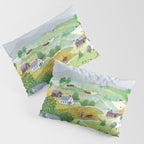 Anna Mary Robertson 'Grandma' Moses Mountains American Folk Art Pillow Sham Gallery Image 3