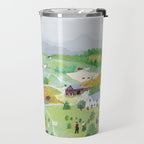 Anna Mary Robertson 'Grandma' Moses Mountains American Folk Art Travel Mug Gallery Image 2