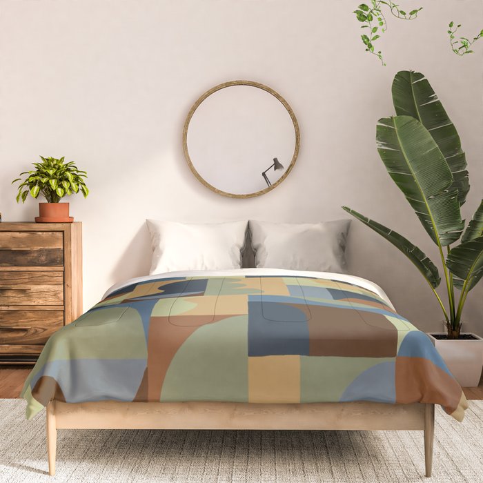 Geometric mosaic Comforter Gallery Image 3