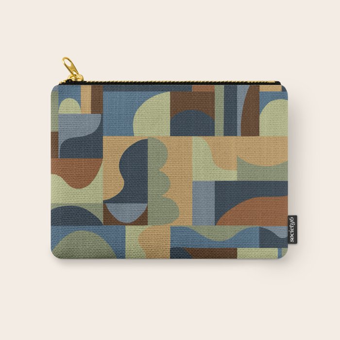 Geometric mosaic Carry All Pouch Gallery Image 1