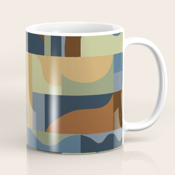 Geometric mosaic Coffee Mug Gallery Image 1
