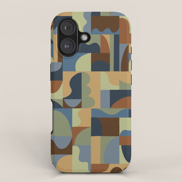 Geometric mosaic iPhone Case Gallery Image 1