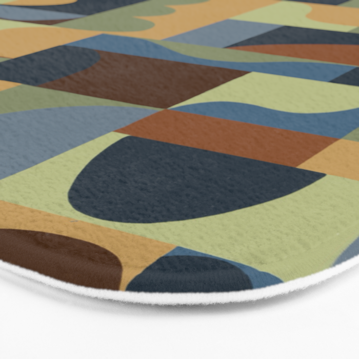 Geometric mosaic Bath Mat Gallery Image 3