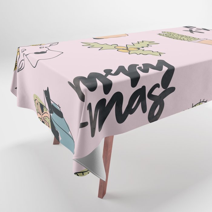 Christmas Cactus Tablecloth Gallery Image 1