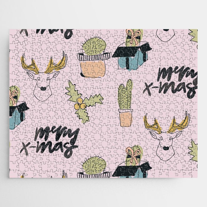 Christmas Cactus Jigsaw Puzzle Gallery Image 1