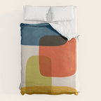 Colorful Stones Yellow Orange Blue Green Duvet Cover Gallery Image 6