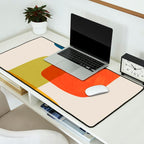 Colorful Stones Yellow Orange Blue Green Desk Mat Gallery Image 2