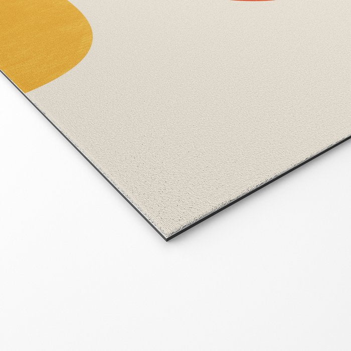 Colorful Stones Yellow Orange Blue Green Welcome Mat Gallery Image 2