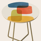 Colorful Stones Yellow Orange Blue Green Side Table Gallery Image 2