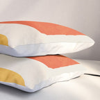 Colorful Stones Yellow Orange Blue Green Pillow Sham Gallery Image 3