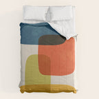 Colorful Stones Yellow Orange Blue Green Comforter Gallery Image 6