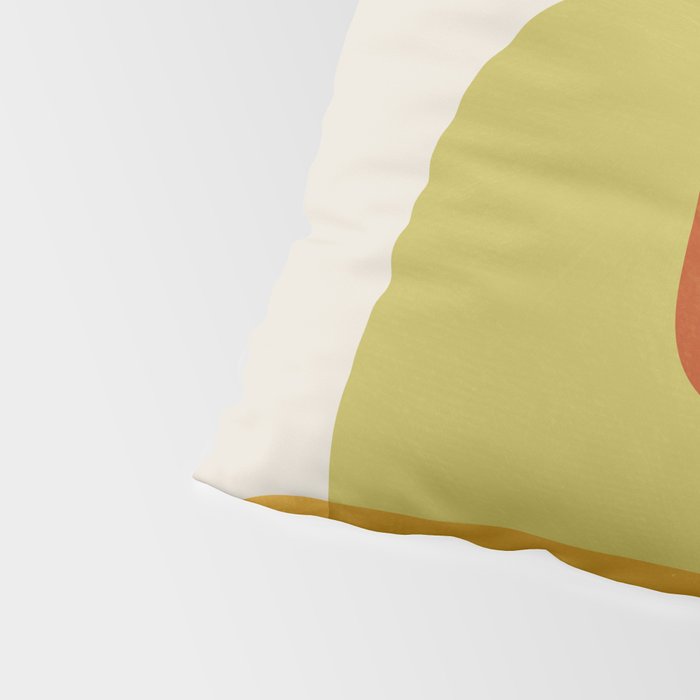 Colorful Stones Yellow Orange Blue Green Pillow Sham Gallery Image 4