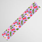 Cherry Pattern on Lavender Table Runner Gallery Image 3