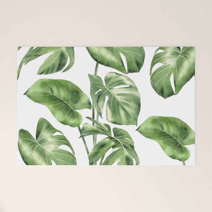 Large Monstera  Welcome Mat Gallery Image 1