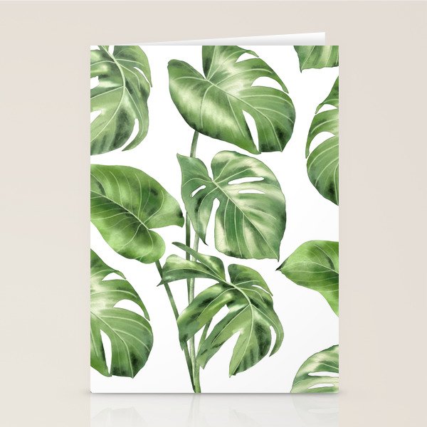 Large Monstera  Stationery Card Gallery Image 2