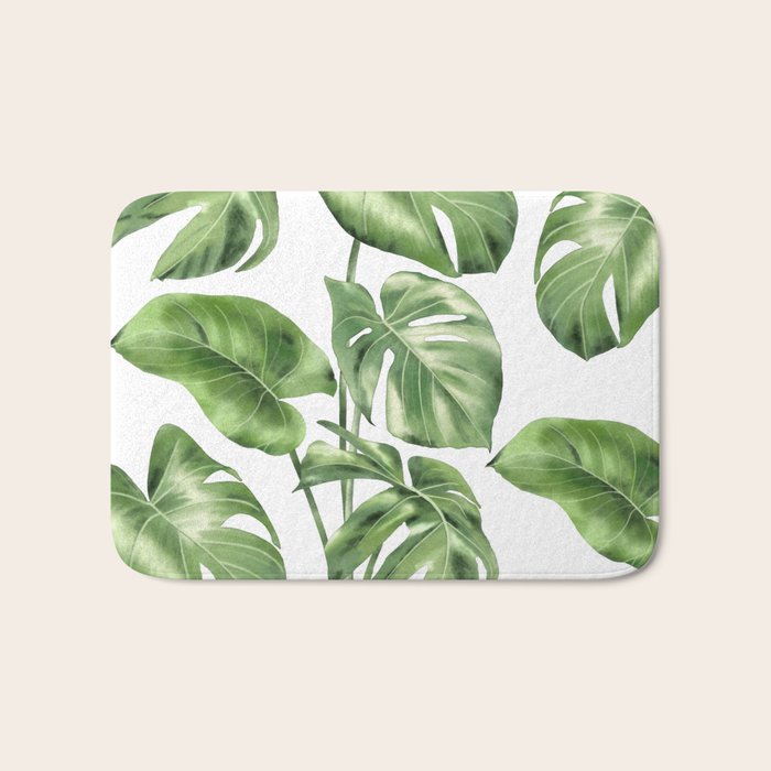 Large Monstera  Bath Mat Gallery Image 1