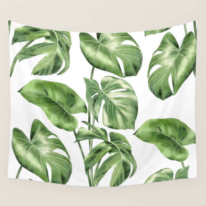 Large Monstera  Wall Tapestry Gallery Image 4