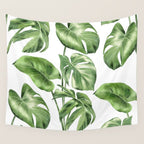 Large Monstera  Wall Tapestry Gallery Image 4