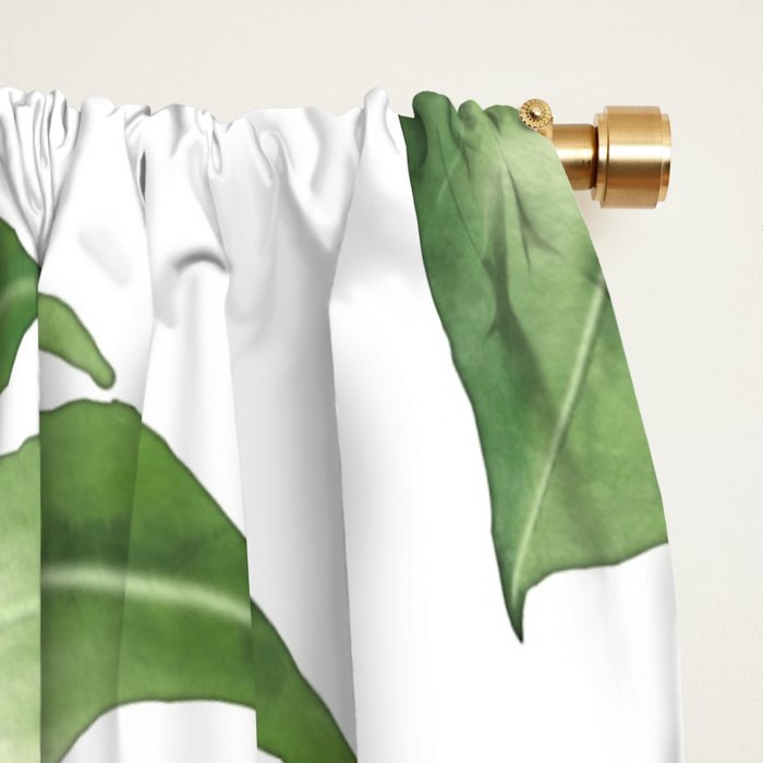 Large Monstera  Window Curtain Gallery Image 2