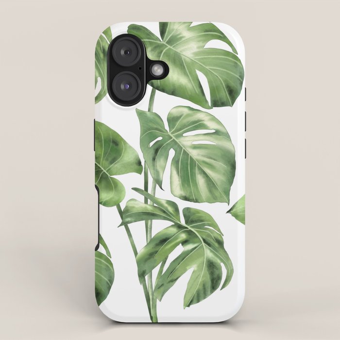 Large Monstera  iPhone Case Gallery Image 1