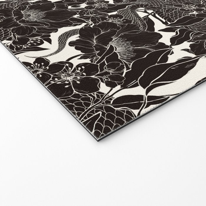 Enchanted Snake Block Print Welcome Mat Gallery Image 2