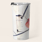 Cardinals and Birch Trees  Travel Mug Gallery Image 3