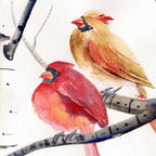 Cardinals and Birch Trees  Coffee Mug Gallery Image 2