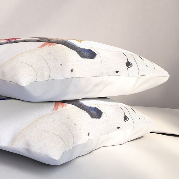 Cardinals and Birch Trees  Pillow Sham Gallery Image 3