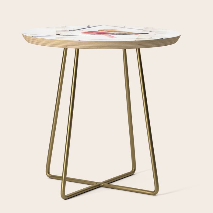 Cardinals and Birch Trees  Side Table Gallery Image 1