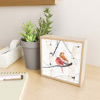 Cardinals and Birch Trees  Mini Art Print Gallery Image 2
